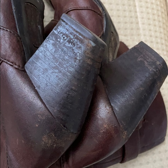 Brown Leather Born Women’s Boots 8.5 - Picture 6 of 8